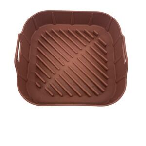 Reusable Silicone Air‎ Fryer Liner Square Baking Pan for Oven and Air Fryer